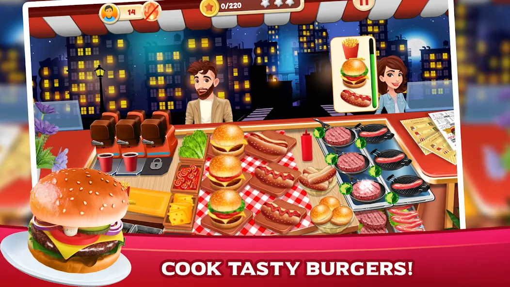Cooking Mastery: Kitchen games [МОД Бесконечные монеты] Screenshot 1