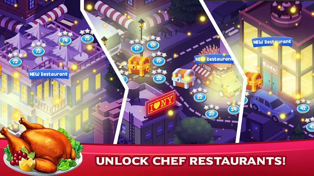 Cooking Mastery: Kitchen games [МОД Бесконечные монеты] Screenshot 2