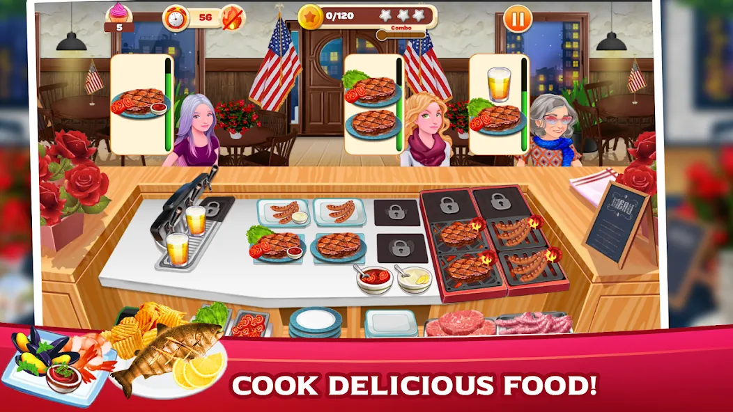 Cooking Mastery: Kitchen games [МОД Бесконечные монеты] Screenshot 3