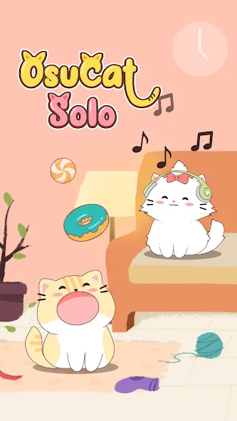OsuCat Solo: Popcat Duet Music (ОсуКэт Соло) [МОД Бесконечные деньги] Screenshot 1