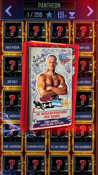 WWE SuperCard - Battle Cards (ВВЕ СуперКард) [МОД Все открыто] Screenshot 3