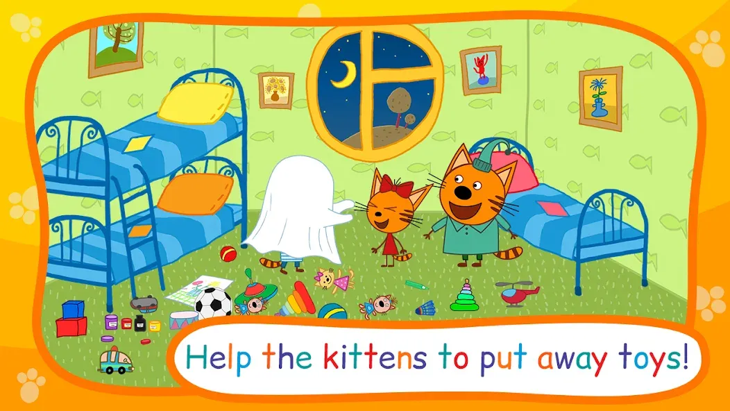 Kid-E-Cats: Bedtime Stories [МОД Бесконечные монеты] Screenshot 1