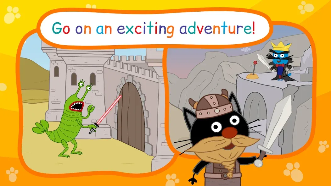 Kid-E-Cats: Bedtime Stories [МОД Бесконечные монеты] Screenshot 2