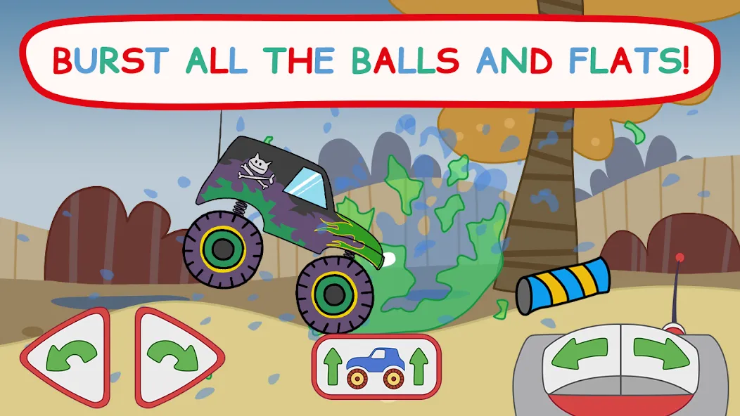 Kid-E-Cats: Kids Monster Truck [МОД Все открыто] Screenshot 5