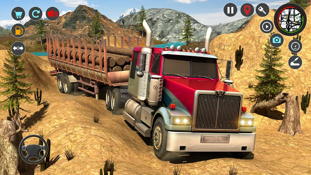 Transport Simulator Truck Game [МОД Много денег] Screenshot 1