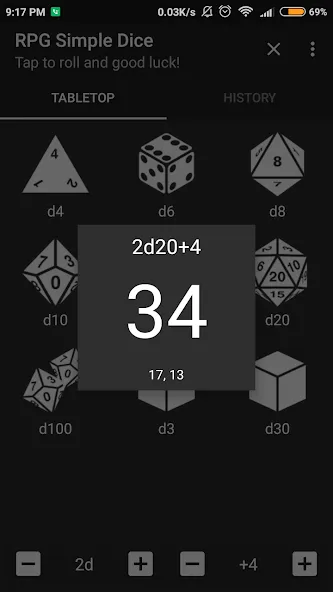 RPG Simple Dice (РПГ Простые Кости) [МОД Много монет] Screenshot 2