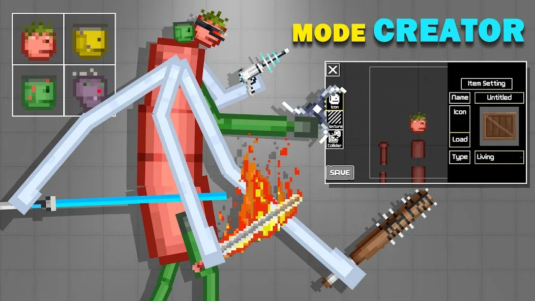 Ragdoll Playground (Рэгдолл Плейграунд) [МОД Mega Pack] Screenshot 2