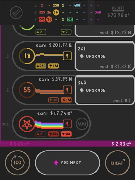 Idle Game 1 (Айдл Гейм 1) [МОД Бесконечные монеты] Screenshot 5