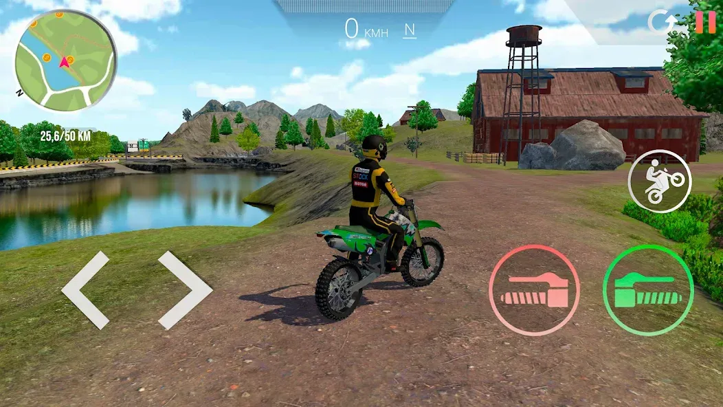 Motorcycle Real Simulator (Мотоцикл Реальный Симулятор) [МОД Много монет] Screenshot 3