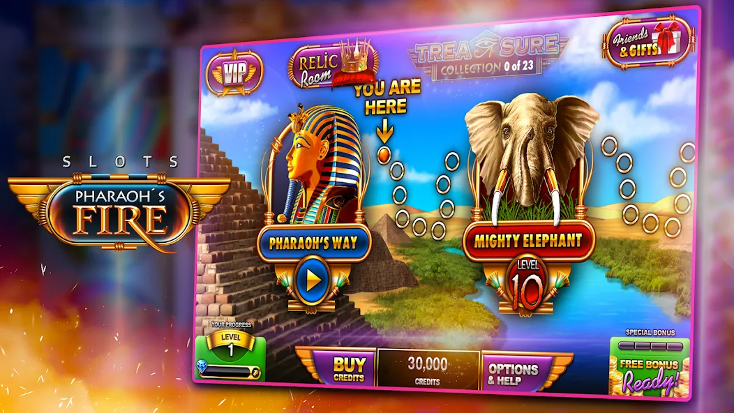 Slots - Pharaoh's Fire (Слоты) [МОД Меню] Screenshot 1