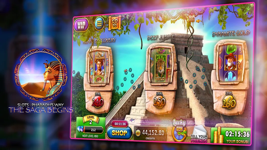 Slots - Pharaoh's Way Casino (Слоты) [МОД Unlocked] Screenshot 1