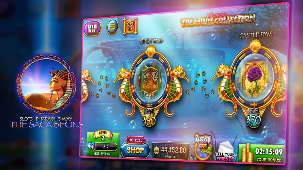 Slots - Pharaoh's Way Casino (Слоты) [МОД Unlocked] Screenshot 2