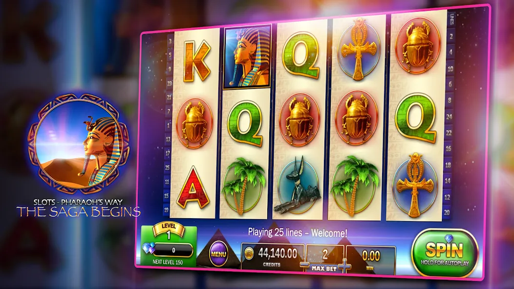 Slots - Pharaoh's Way Casino (Слоты) [МОД Unlocked] Screenshot 3