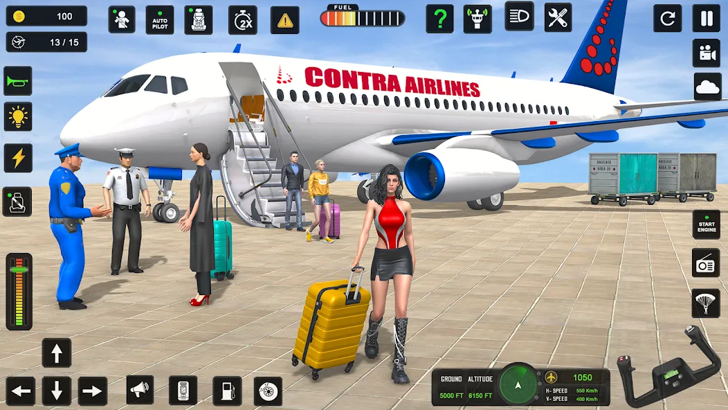 City Pilot Cargo Plane Games (Сити Пилот Карго Плейн Геймс) [МОД Unlocked] Screenshot 1