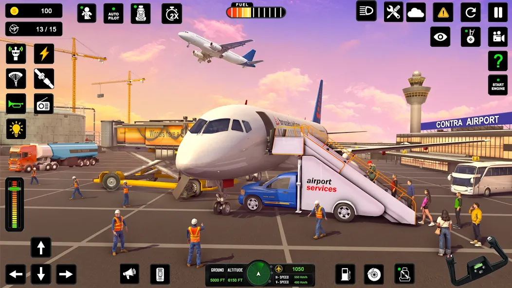 City Pilot Cargo Plane Games (Сити Пилот Карго Плейн Геймс) [МОД Unlocked] Screenshot 3