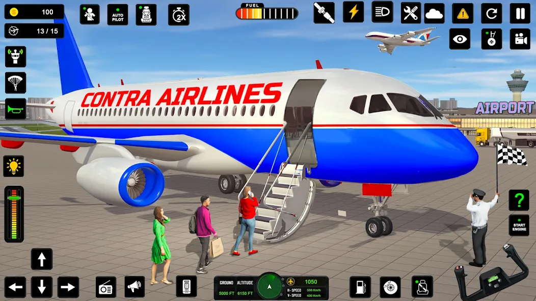 City Pilot Cargo Plane Games (Сити Пилот Карго Плейн Геймс) [МОД Unlocked] Screenshot 5