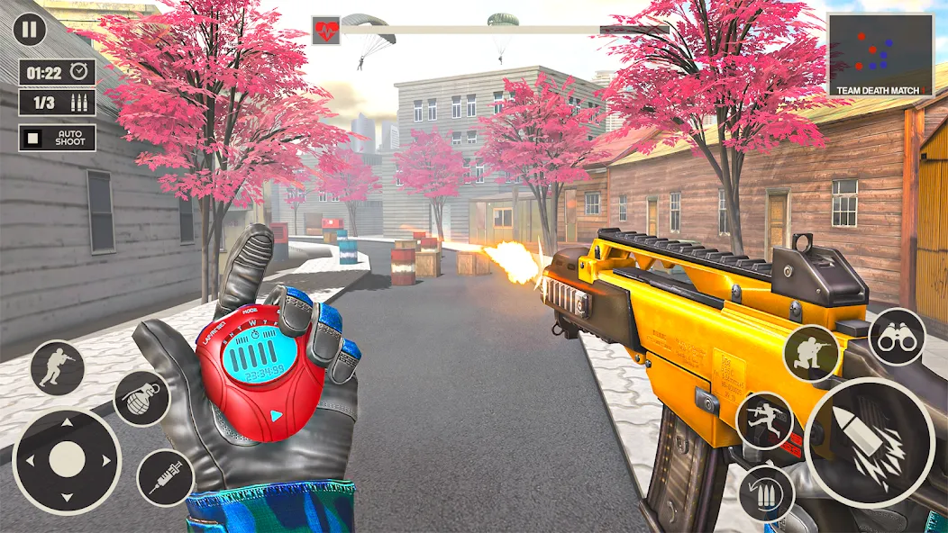 Offline War Shooting Games 3D [МОД Все открыто] Screenshot 2