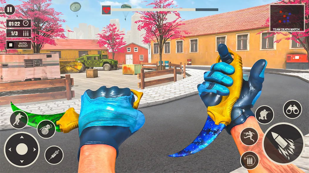 Offline War Shooting Games 3D [МОД Все открыто] Screenshot 3