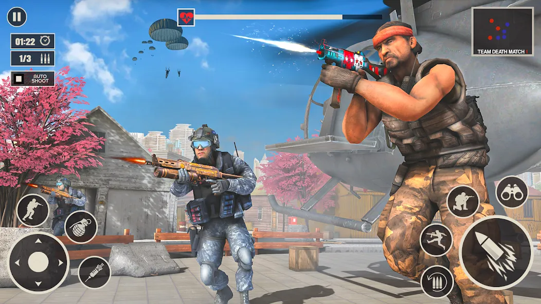 Offline War Shooting Games 3D [МОД Все открыто] Screenshot 5