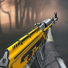 Скачать взломанную Offline War Shooting Games 3D  [МОД Все открыто]