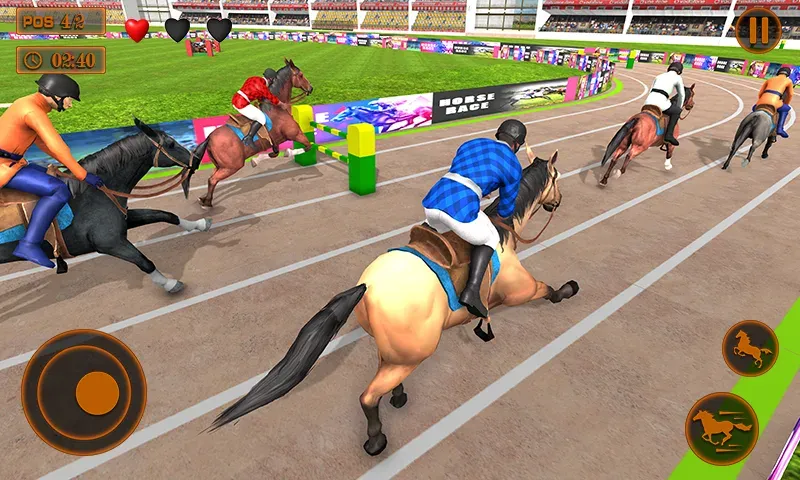 Mounted Horse Racing Games [МОД Бесконечные деньги] Screenshot 4