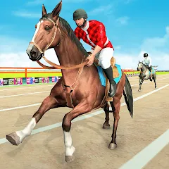 Взломанная Mounted Horse Racing Games  [МОД Бесконечные деньги]