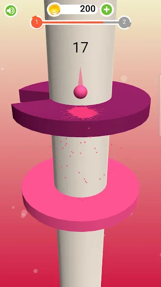 Прыгун. Шарик прыгает ловко [МОД Бесконечные деньги] Screenshot 4