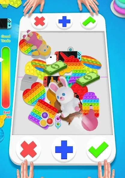 fidget trading: trade toys 3D (фиджет трейдинг) [МОД Меню] Screenshot 2