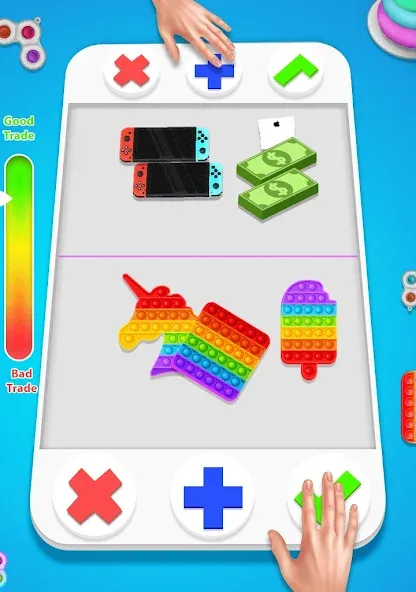 fidget trading: trade toys 3D (фиджет трейдинг) [МОД Меню] Screenshot 3