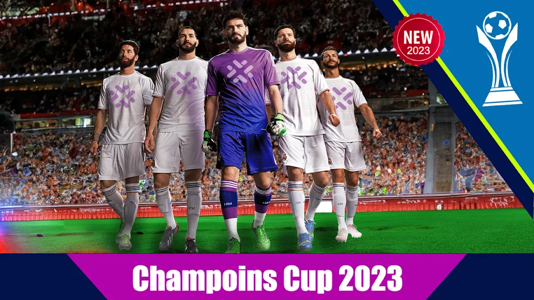 Football World Soccer Cup 2023 (Футбольный мировой ударник футбол) [МОД Бесконечные монеты] Screenshot 1