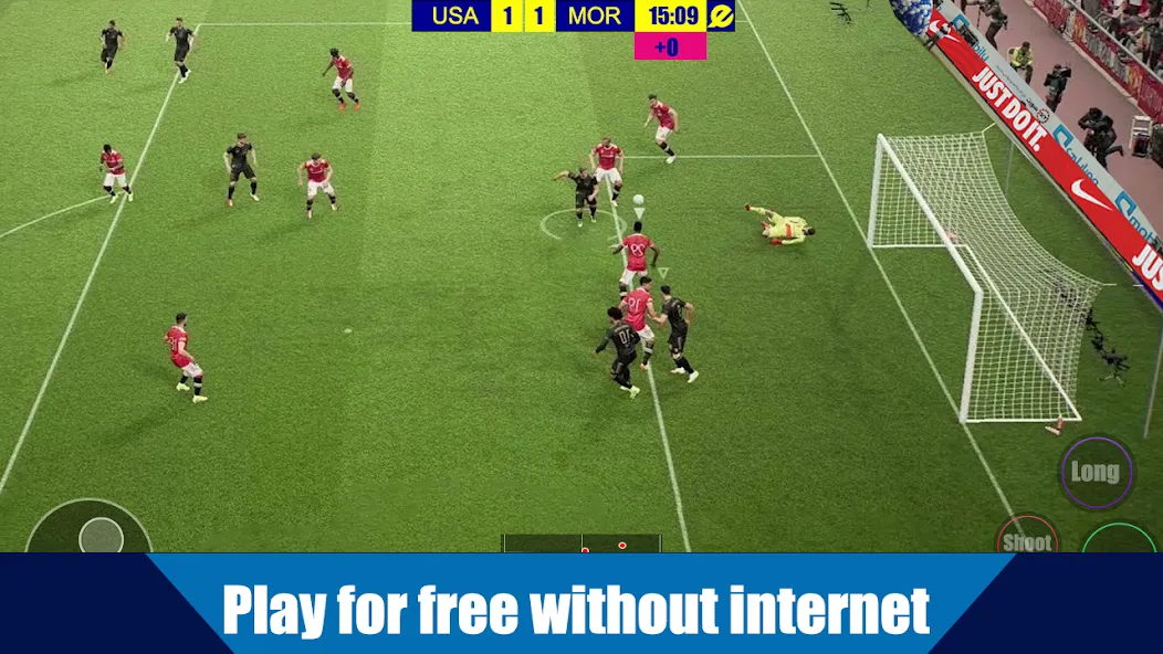 Football World Soccer Cup 2023 (Футбольный мировой ударник футбол) [МОД Бесконечные монеты] Screenshot 4