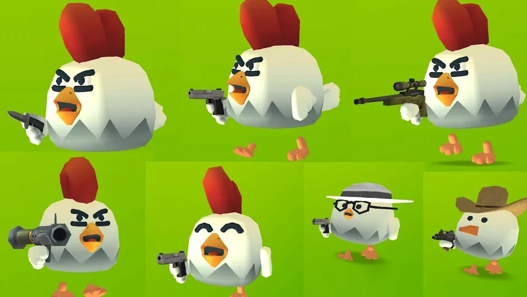 Chicken Gun (Чикен Ган) [МОД Unlimited Money] Screenshot 1