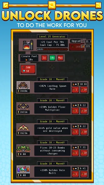 Idle Obelisk Miner (Айдл Обелиск Майнер) [МОД Mega Pack] Screenshot 3