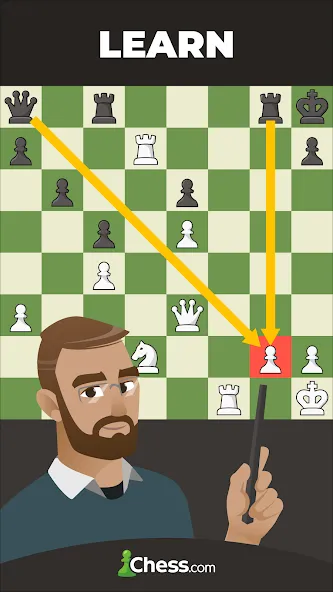Chess - Play and Learn [МОД Много денег] Screenshot 5