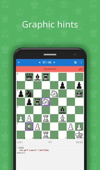 Mate in 2 (Chess Puzzles) [МОД Бесконечные деньги] Screenshot 2