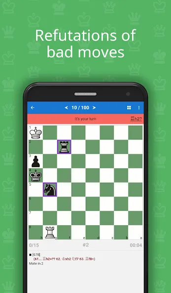 Mate in 2 (Chess Puzzles) [МОД Бесконечные деньги] Screenshot 3