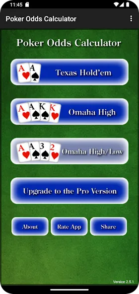 Poker Odds Calculator (Покер Оддс Калькулятор) [МОД Много денег] Screenshot 1