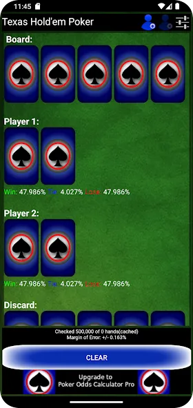 Poker Odds Calculator (Покер Оддс Калькулятор) [МОД Много денег] Screenshot 2