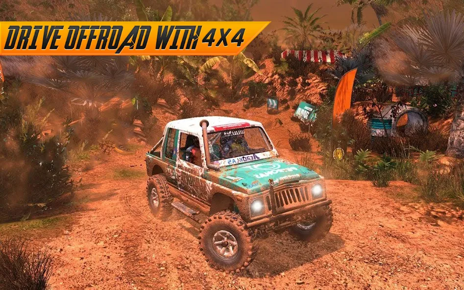 Offroad Jeep Driving Simulator [МОД Много денег] Screenshot 3