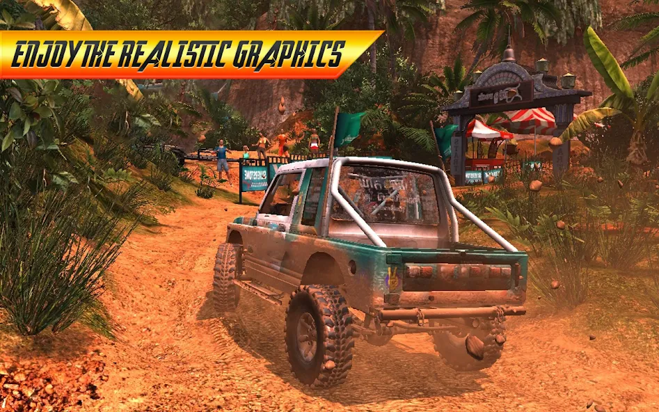 Offroad Jeep Driving Simulator [МОД Много денег] Screenshot 4