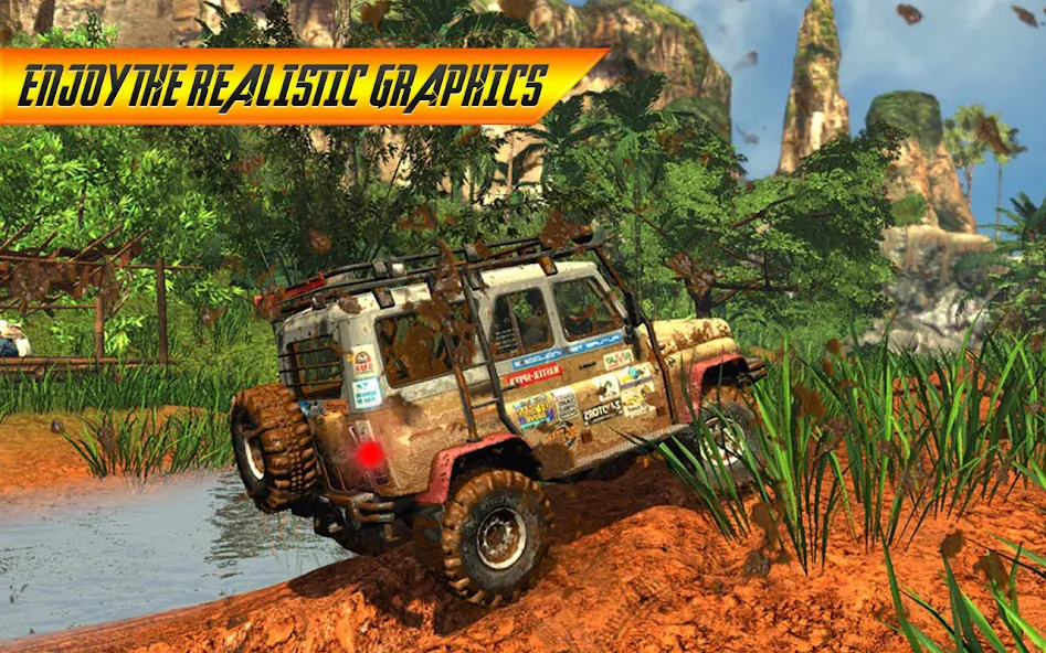 Offroad Jeep Driving Simulator [МОД Много денег] Screenshot 5