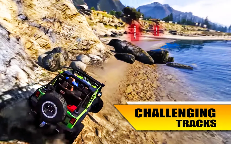 Off Road Jeep Drive Simulator [МОД Все открыто] Screenshot 3