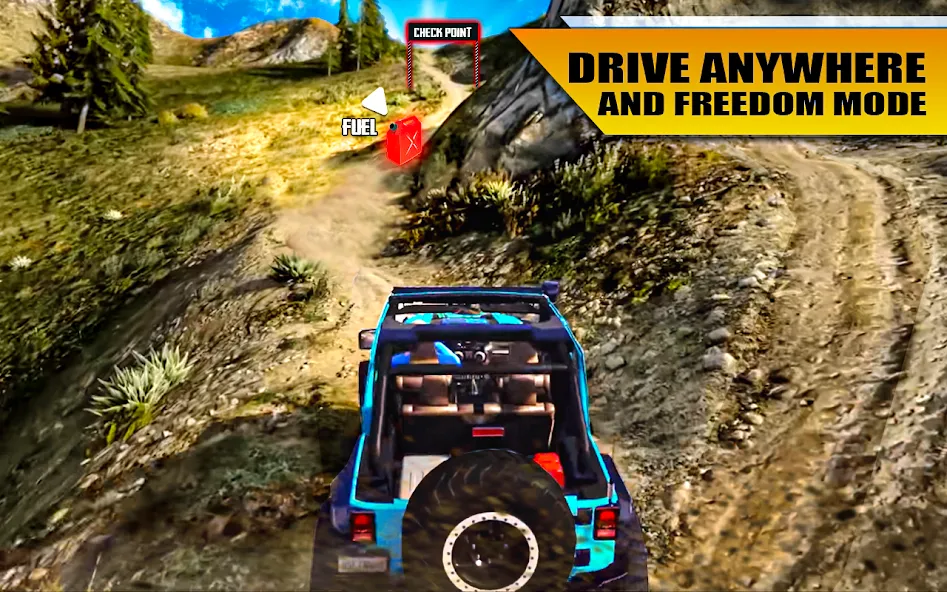 Off Road Jeep Drive Simulator [МОД Все открыто] Screenshot 5