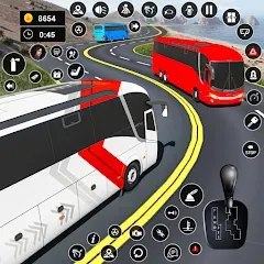 Скачать взломанную Coach Bus Simulator: Bus Games (Коуч Бас Симулятор)  [МОД Много монет]