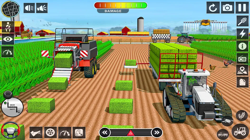 Big Tractor Farming Simulator (Биг Трактор Фарминг Симулятор) [МОД Все открыто] Screenshot 5