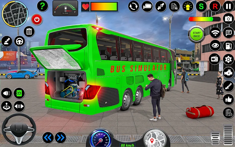 City Bus Simulator 3D Bus Game (Симулятор городского автобуса 3D игра  ) [МОД Бесконечные монеты] Screenshot 2