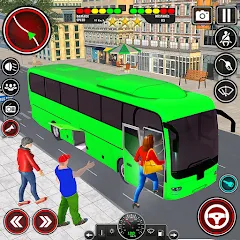 Взломанная City Bus Simulator 3D Bus Game (Симулятор городского автобуса 3D  игра   )  [МОД Бесконечные монеты]