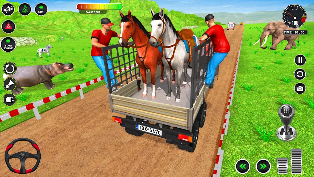 Animal Transport Truck Game 3D (Игра Грузовик для перевозки животных) [МОД Menu] Screenshot 4