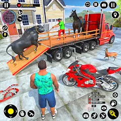 Взлом Animal Transport Truck Game 3D (Игра Грузовик для перевозки животных)  [МОД Menu]