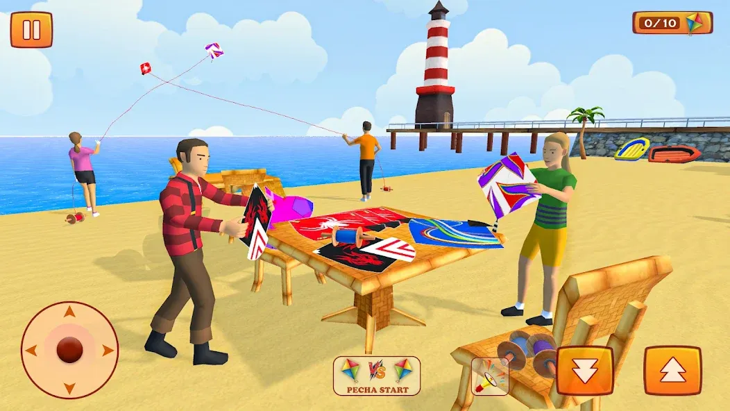 Kite Game: Kite Flying Game 3D [МОД Много монет] Screenshot 3